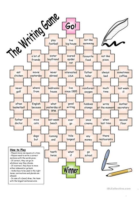 writing games|Writing Learning Games .